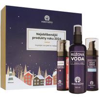 Renovality Original Series Set veido priežiūros rinkinys (veido kremas, 30 ml + rožių vanduo, 100 ml + veido serumas, 30 ml