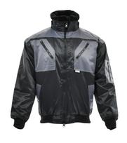 Darbinė striukė Sara Workwear, juoda sp./pilka sp., XXL dydis