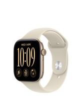 Išmanusis laikrodis Apple Watch Series 12 GPS + Cellular 42mm MJG34ET/A, light gold aluminium korpusas su sand sport dirželiu - M/L