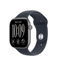 Išmanusis laikrodis Apple Watch Series 12 GPS 46mm MJEH4ET/A, space grey aluminium korpusas su navy blue sport dirželiu - S/M