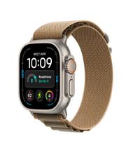 Išmanusis laikrodis Apple Watch Ultra 4 GPS + Cellular 49mm MJAE4ET/A, natural titanium korpusas su desert alpine loop dirželiu - S