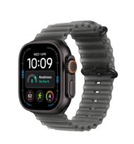Išmanusis laikrodis Apple Watch Ultra 4 GPS + Cellular 49mm MJAY4ET/A, black titanium korpusas su translucent black ocean dirželiu