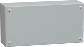Metal industrial box plain door H200xW400xD120 IP66 IK10 RAL 7035 NSYSBM204012 | 3606480520167