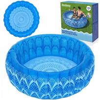 Bestway pripučiamas baseinas BOHEMIAN BLUE + 2 puodelių laikikliai 168x53cm 54479