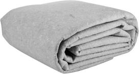 Lauko stačiakampis grindų kilimėlis 110 gsm sodo terasos apsaugos įklotas 320 x 590 cm saugos veltinio tipo pilkas
