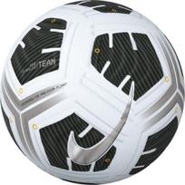 Nike Club Elite Team Fa24 futbolo kamuoliai, balta/juoda/metalo sidabro spalvos, 5