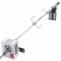Elektrinis besisukantis iešmas griliui, dujinis grilis, 118 cm