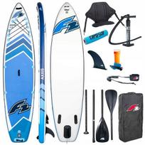 Pripučiama Sup lenta F2 Axxis 11'6" Light Blue Combo + Irklų plūduras