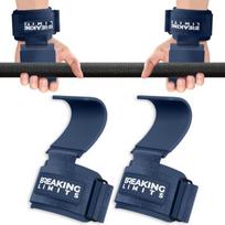 Breaking Limits kėlimo diržai su kabliukais jėgos treniruotėms