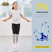 Gruegard vaikiška šokdynė, 2 virvės su karoliukais, nesivelia, 2,8 m reguliuojama šokdynė vaikams 6 7 8 9 10 metų ir suaugusiems iki 1,8 m