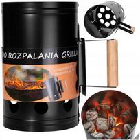 Kaminas griliui įkurti, skirtas anglių krosnelei, briketų židiniui, didelis įkuras