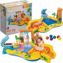 Pripučiamas vandens žaidimų baseinas vaikams Intex 57444 Super