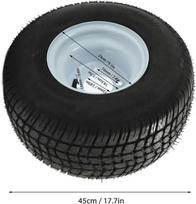 Bnineteenteam golfo vežimėlio padangos ir ratų komplektas, 18 x 8,50-8 golfo vežimėlio padangos, guma, geresnis valdymas, golfo vežimėlio padangos ir ratų mazgas, pakaitalas E Z Go golfo vežimėliams