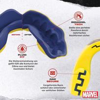 Marvel Wolverine sportinė burnos apsauga suaugusiems, skirta visoms kontaktinėms sporto šakoms