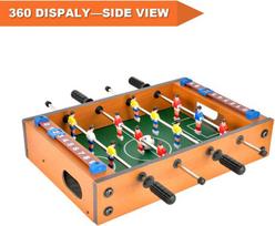 Win.max mini stalo futbolas, nešiojamas lengvas stalo futbolas, 36 x 23 x 9 cm