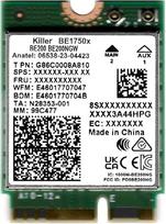 Intel Be1750x Killer Series atnaujinta Be200 Wifi 7 kortelė | Žaidimų Wifi adapteris | M.2 Pcie Wifi kortelė | 5.8Gbps 320mhz 4k Qam | Palaiko Bluetooth 5.4 ir Intel Pc su Windows 10/11