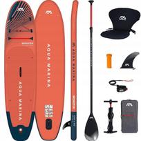 Pripučiama irklentė Sup komplektas irklas Aqua Marina Monster 12' 366 cm + sėdynė