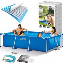 Sodo baseinas su rėmu vaikams Intex 28271 260x160x65 cm saugus
