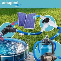 Amapool apvado rinkinys baseinui 38 mm, 12 dalių rinkinys baseino šildymui ir smėlio filtravimo sistemai, 3 krypčių vožtuvas baseinui, jungčių rinkinys, baseinas, pilnas rinkinys baseino žarnai 32 mm ir 38 mm