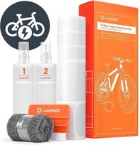 Luxshield E Bike dažų apsauginė plėvelė, skirta Ebike, Pedelec, elektriniams dviračiams, E-bike, Mtb ir kt. – 20 dalių rėmo rinkinys apsaugai nuo akmenų – lipni, skaidri
