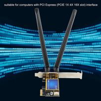 Tonysa pcie wifi kortelė, 2.4g 5g dual band belaidžio tinklo adapteris, 1200mbps 4.0 žaidimų wifi kortelės adapteris stacionariam kompiuteriui
