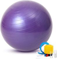 Rey gimnastikos kamuolys sėdėjimui... 65 cm skirtas gimnastikai, pilatesui, jogai, nėštumui, fitnesui, sportui... violetinis, įskaitant pripūtimo įrankį