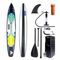 Irklentė sup paddle board 420 cm pripučiama plaukiojimui tvirta + priedai