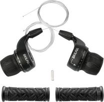 Meghna 18 pavarų dviračio pavarų perjungimo svirtis 3 x 6 Revoshifter rinkinys Twist Grip jungiklis Twist pavarų perjungimo svirtis skirtas plento dviračiui / kalnų dviračiui / miesto dviračiui / sulankstomam dviračiui