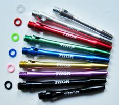 Thor-darts ®™ aliumininiai smiginio koteliai 47 mm medium, 4 rinkiniai = 12 vienetų, mėlyni