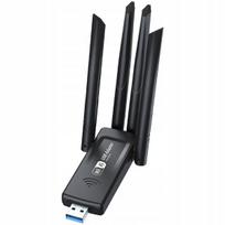 Comfast Usb Wifi tinklo plokštė 1300mbps + Bluetooth Bt 5.4 adapteris 5ghz 2.4ghz