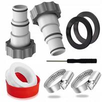 2x Redukcinė jungtis žarnoms siurbliams, žarnos baseinams, adapteris Intex 32-38mm