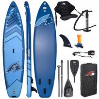 Pripučiama Sup lenta F2 Axxis 12'2" Navy Blue Combo Irklas 2in1 Sėdynė