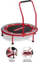 Radio Flyer 2-in-1 vaikiškas batutas, raudonas mini batutas vaikams nuo 3 iki 6 metų