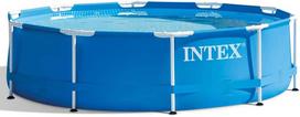 Intex metalinis karkasinis baseinas su siurbliu, 305 x 76 cm, mėlynas