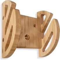 Enhanc3d Designs bambuko medienos riedlentės sieninis laikiklis, modernus patvarus dizainas, riedlentės sieninis pakabukas longboard'ui (1 riedlentė)