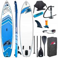 Pripučiama Sup lenta F2 Axxis 12'2" Light Blue Combo + Irklų plūduras