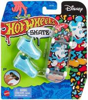 Hot Wheels Skate Fingerskate Disney - Hng36 - 1 piršto riedlentės pakuotė Mickey Mouse + 1 pora sportbačių, mėlyna