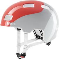Vaikiškas dviratininko šalmas Uvex Hlmt 4 Grapefruit-Grey Wave, oranžinis