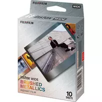FUJIFILM INSTAX WIDE BRUSHED METAL WW 1 10pk