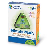 Aritmetinių veiksmų treniruoklis LR MINUTE MATH ELECTRONIC FLASH CARD™