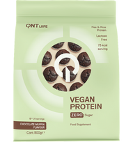 QNT Vegan Protein, Chocolate Muffin, 500 g