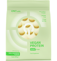 QNT Vegan Protein, Vanilla Macaroon, 500 g