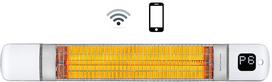 Infraraudonųjų spindulių šildytuvas Luxeva Tora Wifi, 2.5 kW, Balta sp.