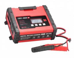 Battery Charger PRAKTIK CHARGER 15 LCD, charging voltage: 12 V IDEAL, charging current: 2/8/15A, supply voltage: 230V, battery