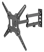 Manhattan pilno judesio TV ir monitorių laikiklis, 32–55 colių, VESA 100x100–400x400 mm, 30 kg, juodas