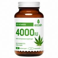 ECOSH Vitamin D3 4000IU Capsules 90pcs