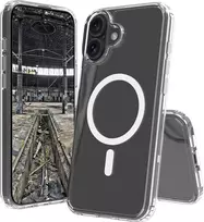 JT Berlin Pankow Clear MagSafe galinis dėklas Apple iPhone 16 Plus, akrilinis stiklas, skaidrus