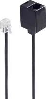 Shiverpeaks BS70235 Telefono laidas 15 m Juodas