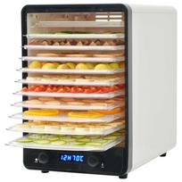 Maisto džiovintuvas su 10 padėklų, 550 W, baltas