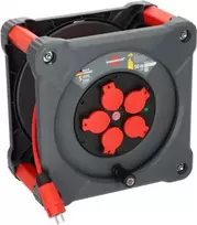 Brennenstuhl 9201500210 Laido būgnas 25m H05VV-F 3G1.5 4x Schuko IP44 1000/3500W